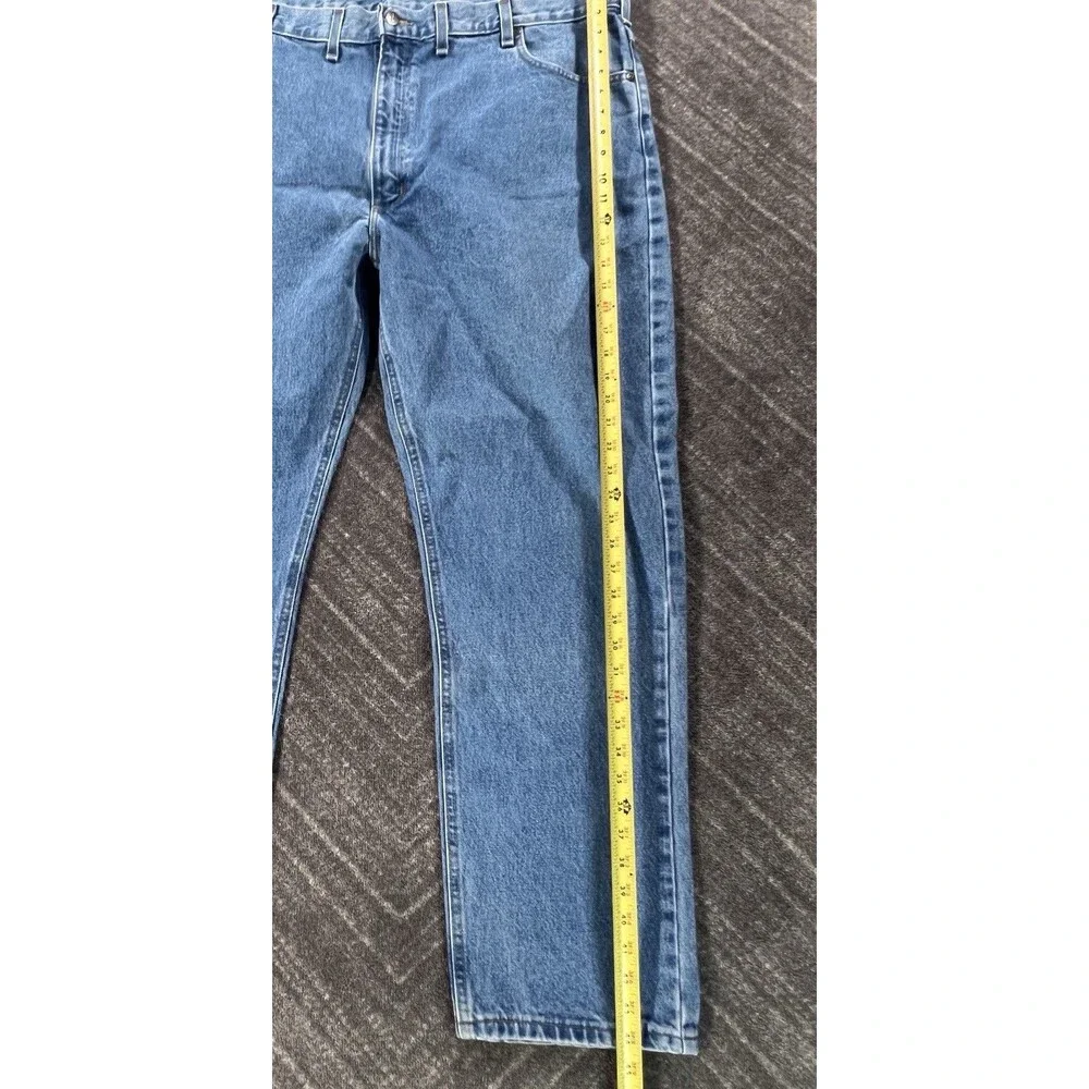 Carhartt Men’s Traditional Fit Work Blue Jeans 5 Pocket B18 STW 46 X 32